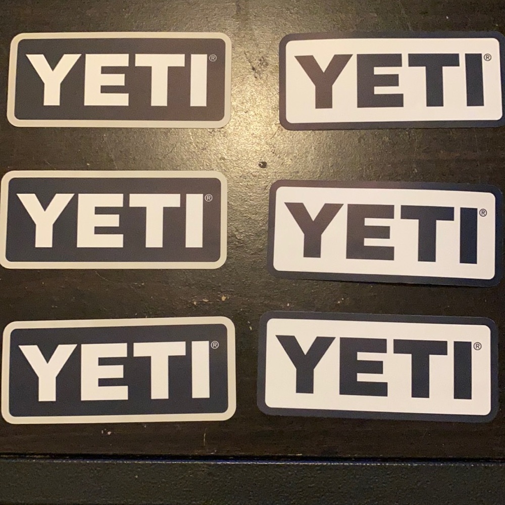 Yeti stickers